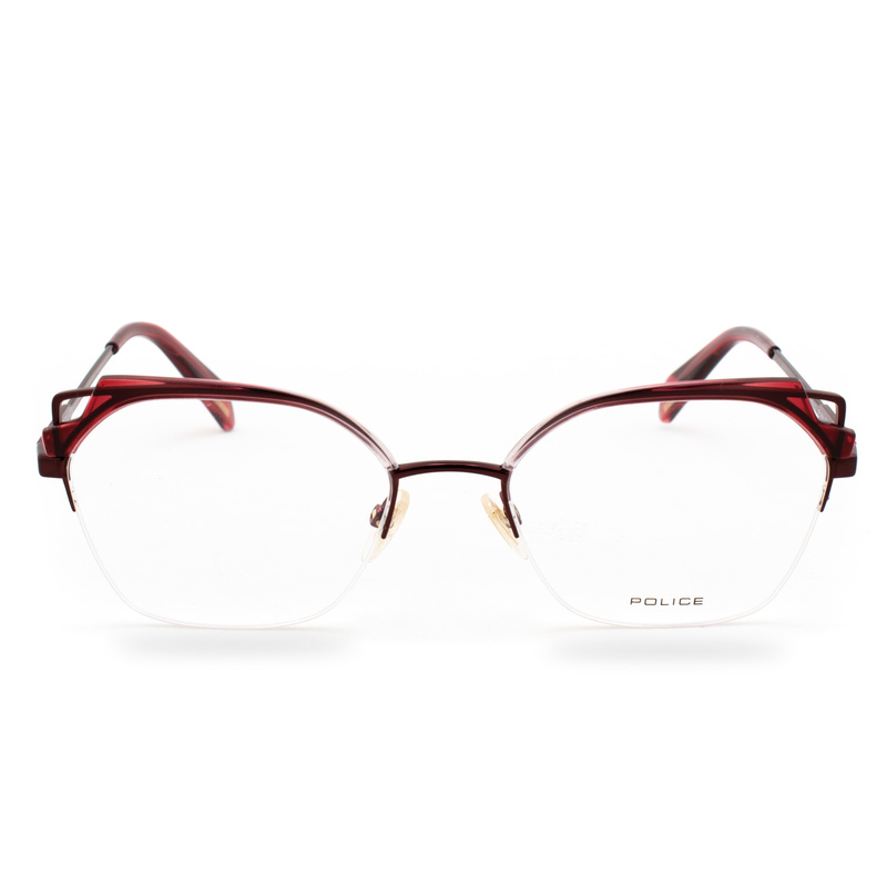 Okulary POLICE VPLA0408E6. Okulary, Kolor czerwony. Kobieta.