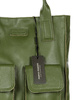 Torebka shopper z kieszeniami MAZZINI - Ravenna militarny zielony