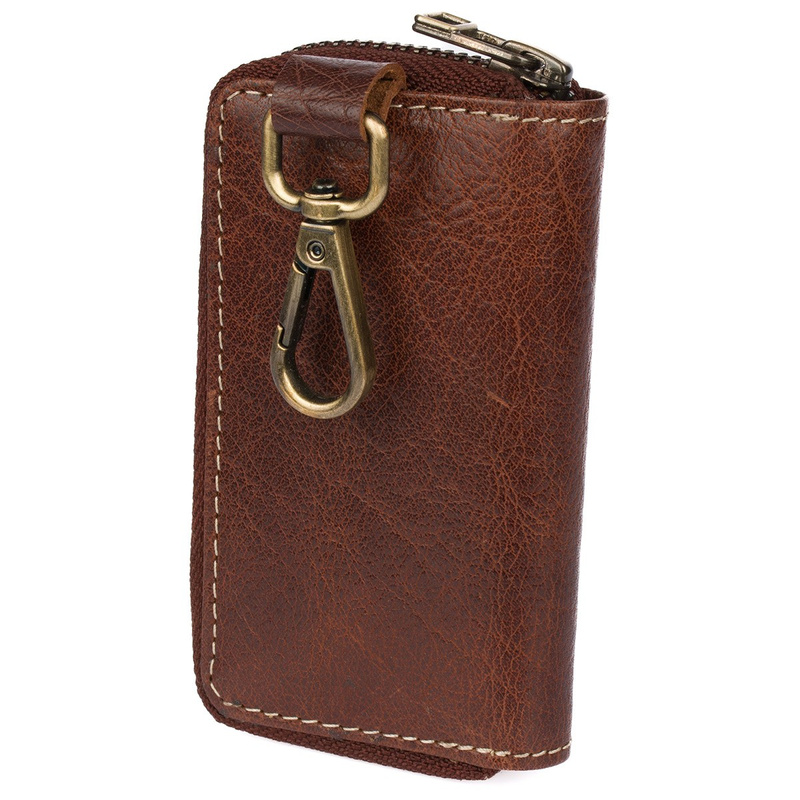 Etui na klucze premium skórzane kluczówka Beltimore tan P87