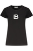 LAURA BIAGIOTTI DAMSKI T-SHIRT W CZARNYM STR�JU