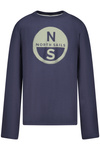 DZIECIĘCA KOSZULKA Z DŁUGIM RĘKAWEM NORTH SAILS, NIEBIESKA