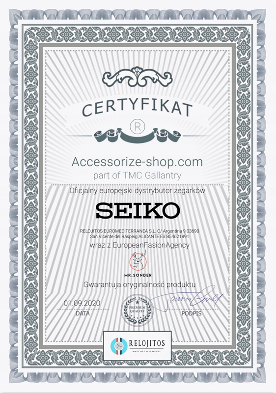 Zegarek SEIKO SXDG57P1. Kwarcowy, Kolor szary. Kobieta.