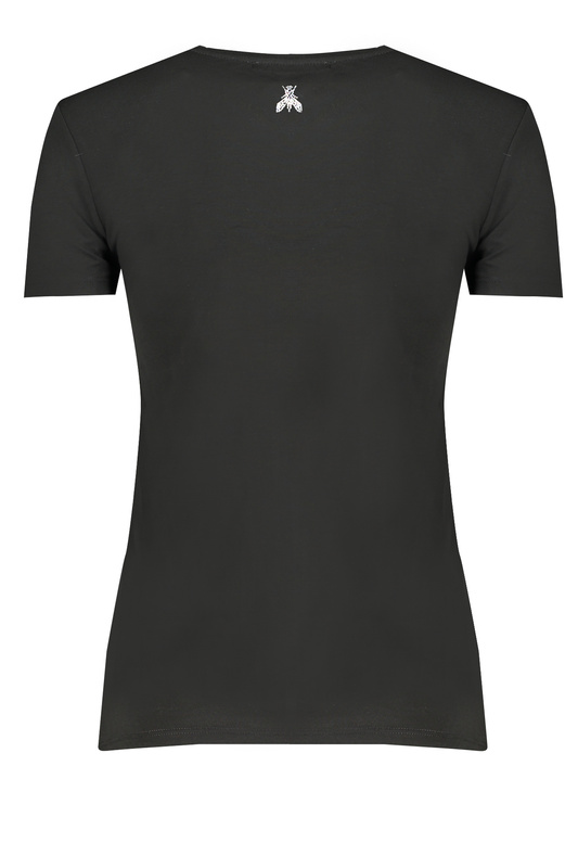 T-SHIRT DAMSKI Z KRÓTKIM RĘKAWEM PATRIZIA PEPE CZARNA