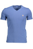 T-SHIRT MĘSKI Z KRÓTKIM RĘKAWEM GUESS JEANS NIEBIESKI