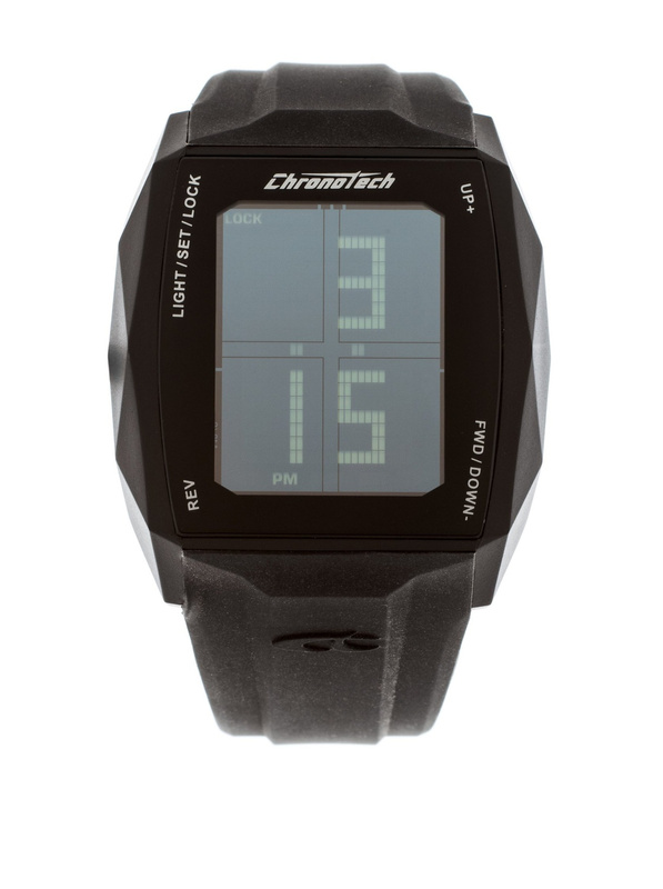 Zegarek CHRONOTECH RW0021. Cyfrowy, Kolor czarny. Mężczyzna.