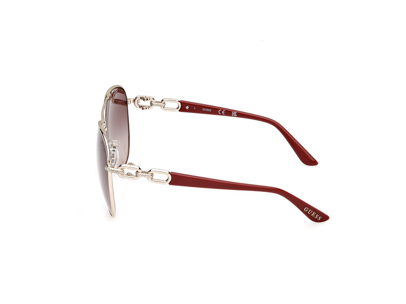 Okulary GUESS GU00158-6132F. Okulary przeciwsłoneczne, Kolor złoty. Kobieta.