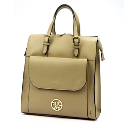 Damska Skórzana torebka-plecak miejski pojemny z kieszeniami Gregorio