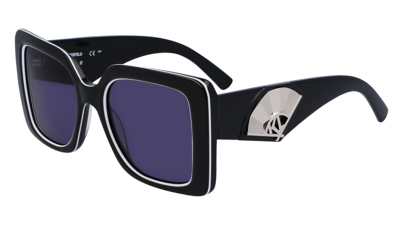 Okulary KARL LAGERFELD KL6126S522000. Okulary przeciwsłoneczne, Kolor czarny. Kobieta.