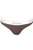 CALVIN KLEIN DAMSKIE STRINGI BRĄZOWE