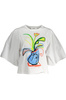 DESIGUAL DAMSKI T-SHIRT Z KRÓTKIM RĘKAWEM BIAŁY