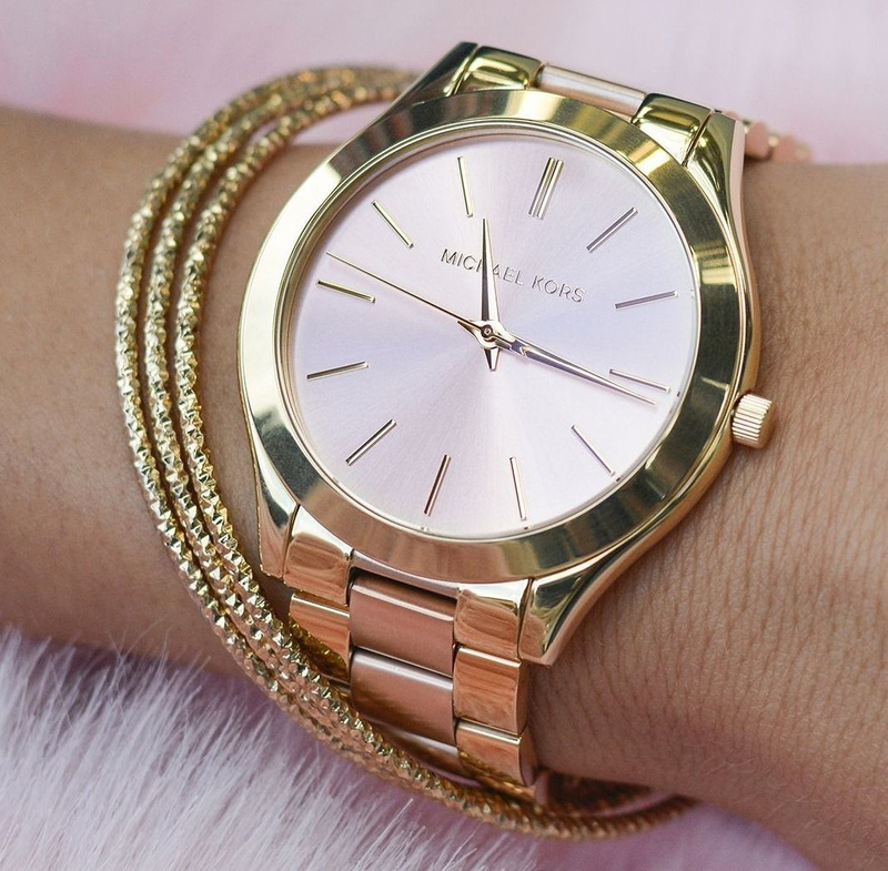 ZEGAREK DAMSKI Michael Kors Slim Runway MK3494 + BOX