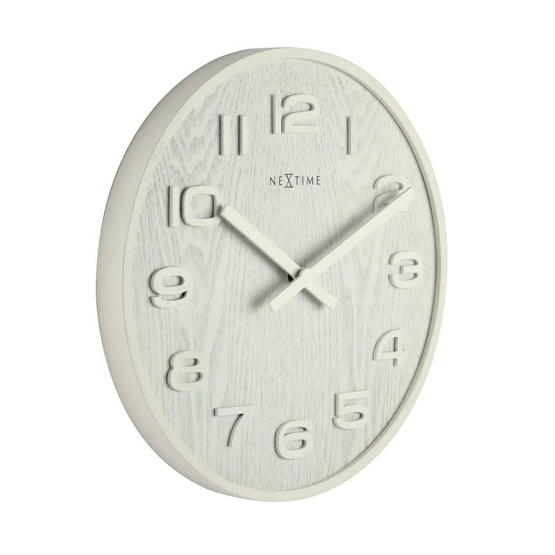 Zegarek NEXTIME 3096WI. WALL WATCH, Kolor biały. Unisex.