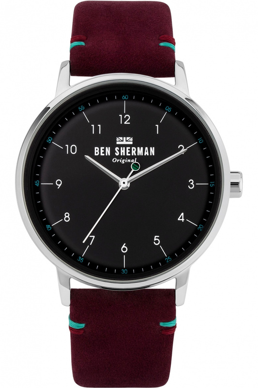 Zegarek BEN SHERMAN WB043R. Kwarcowy, Kolor czarny. Mężczyzna.