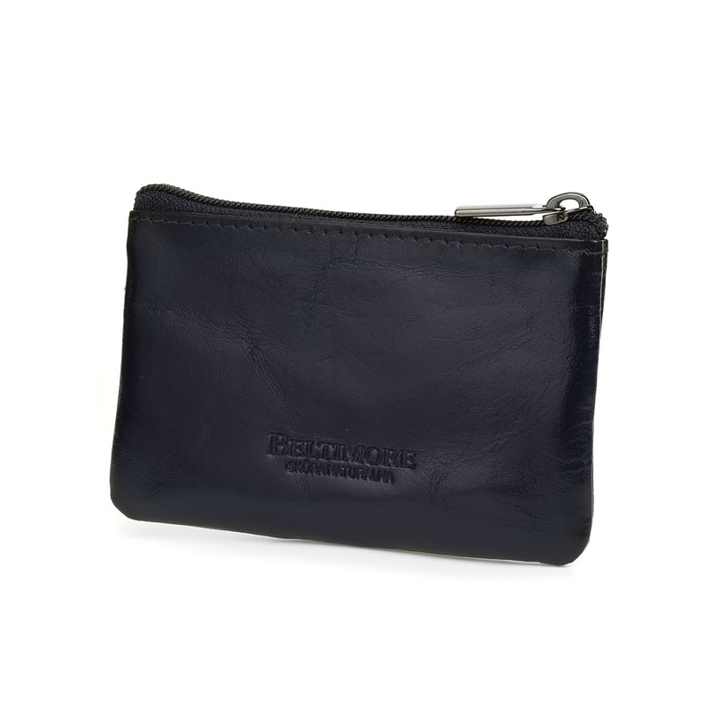 Brązowe skórzane etui na klucze z pudełkiem Beltimore E44