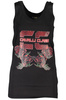 CAVALLI CLASS DAMSKI TANK TOP CZARNY