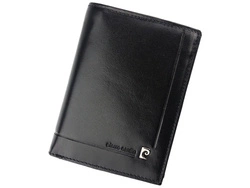 Pionowy rozbudowany męski portfel Pierre Cardin