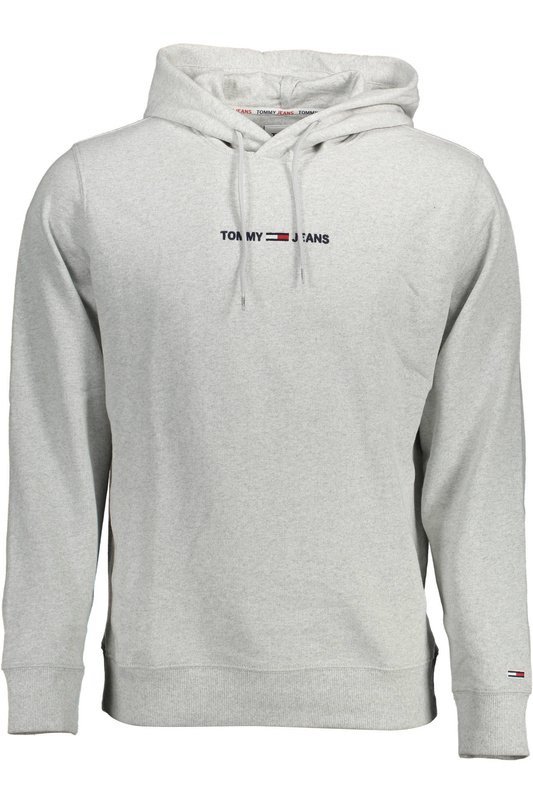 BLUZA TOMMY HILFIGER BEZ ZIP MAN SZARA