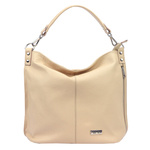 Damska stylowa skórzana torebka na ramię shopper z kieszeniami MiaMore