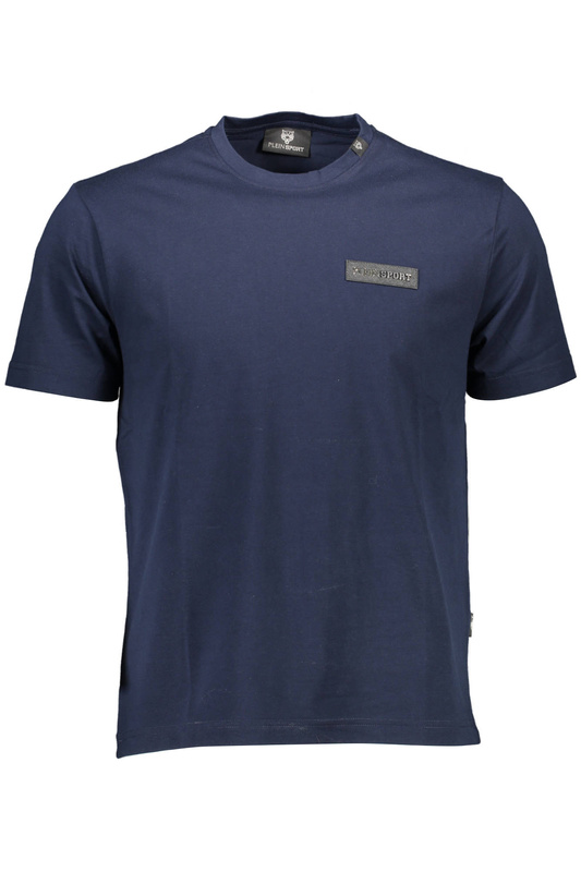 PLEIN SPORT Koszulka Męska T-Shirt Bawełna Nadruk Logo na Plecach
