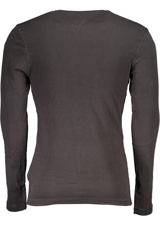 MĘSKI T-SHIRT Z DŁUGIM RĘKAWEM TOMMY HILFIGER CZARNY