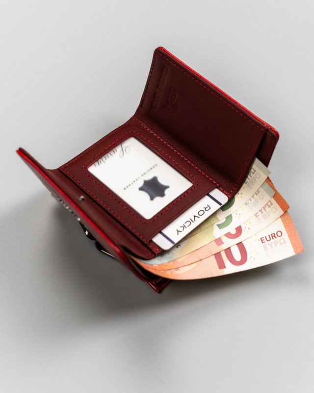 Mała elegancka damska portmonetka Rovicky z RFID