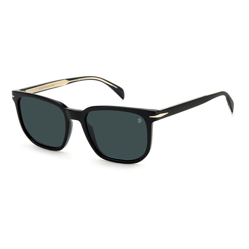 Okulary DAVID BECKHAM DB-1076-S-807. Okulary przeciwsłoneczne, Kolor czarny. Mężczyzna.