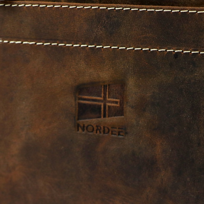 Nordee męska saszetka skóra naturalna torba miejska na ramię z kieszeniami