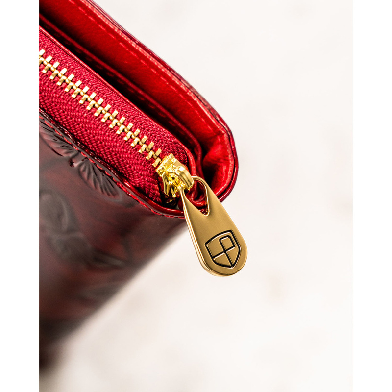 Skórzany damski portfel Peterson PTN 76116-BF