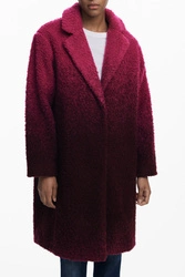 RÓŻOWY PŁASZCZ DAMSKI DESIGUAL