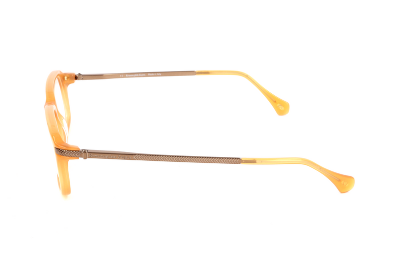 Okulary ERMENEGILDO ZEGNA VZ351906DS. Okulary, Kolor żółty. Mężczyzna.