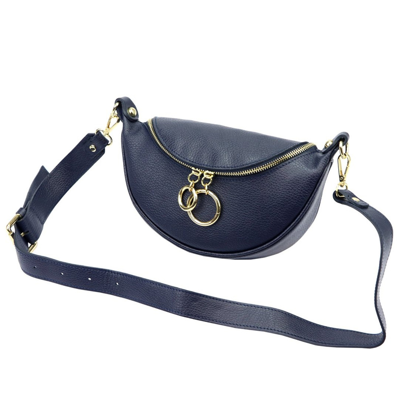 Vera Pelle damska listonoszka skóra naturalna torebka przez ramię miejska