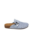 Damskie buty Tory Burch 167995-432 niebieskie chmurowe i srebrne