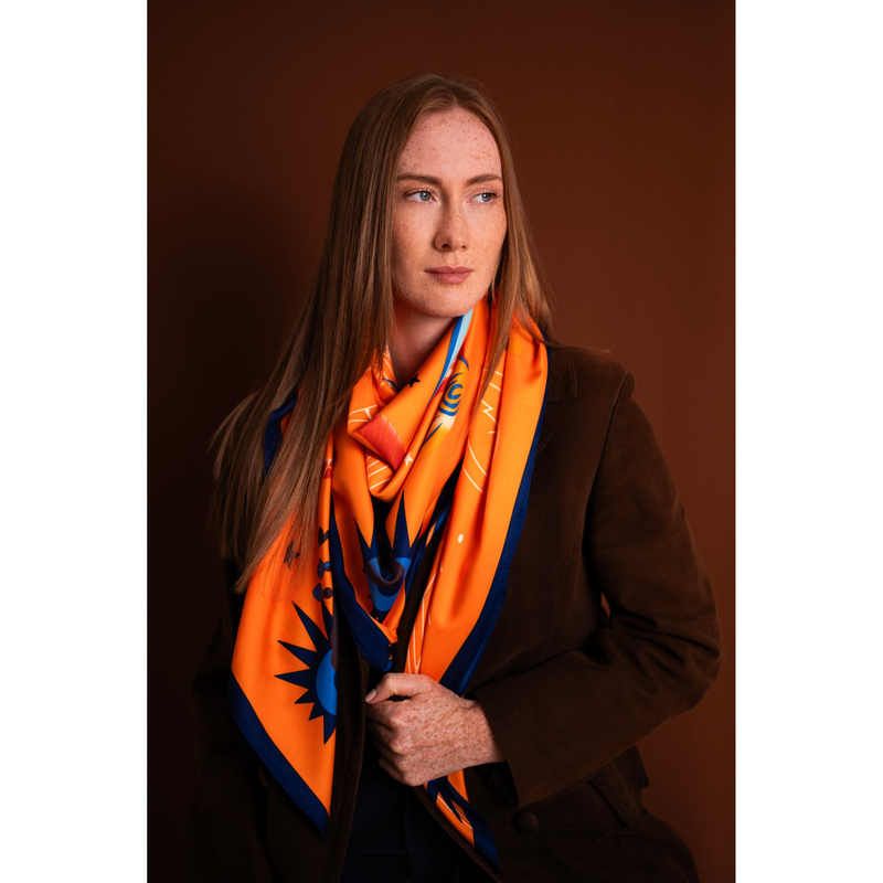 Apaszka Satin Universe