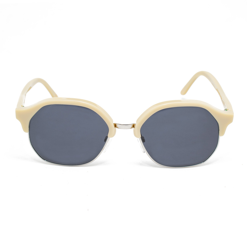 Okulary LGR ZANZIBARIVO40. Okulary przeciwsłoneczne, Kolor biały. Unisex.