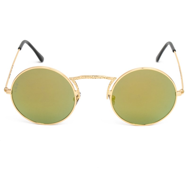 Okulary LGR MONAST-GOLD03. Okulary przeciwsłoneczne, Kolor złoty. Kobieta.