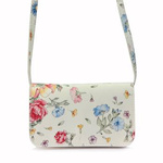 Zgrabna damska listonoszka przez ramię kwiatowy wzór z kieszenią Gregorio