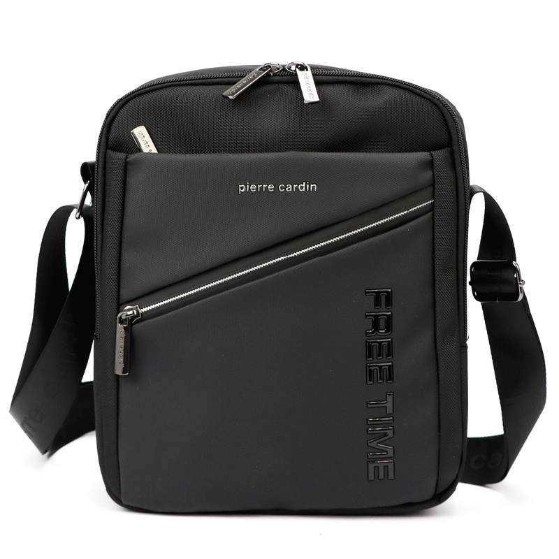 Pierre Cardin męska saszetka torba miejska przez ramię z kieszeniami