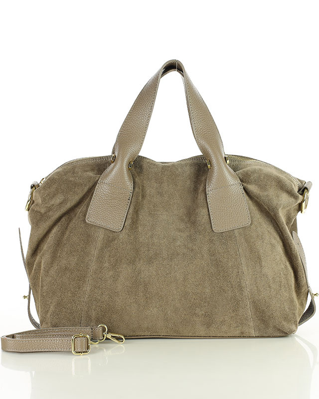 Torebka damska worek hobo bag skóra naturalna - MARCO MAZZINI czarna