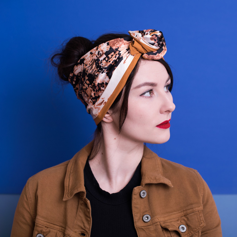 Opaska na druciku Floral Twist