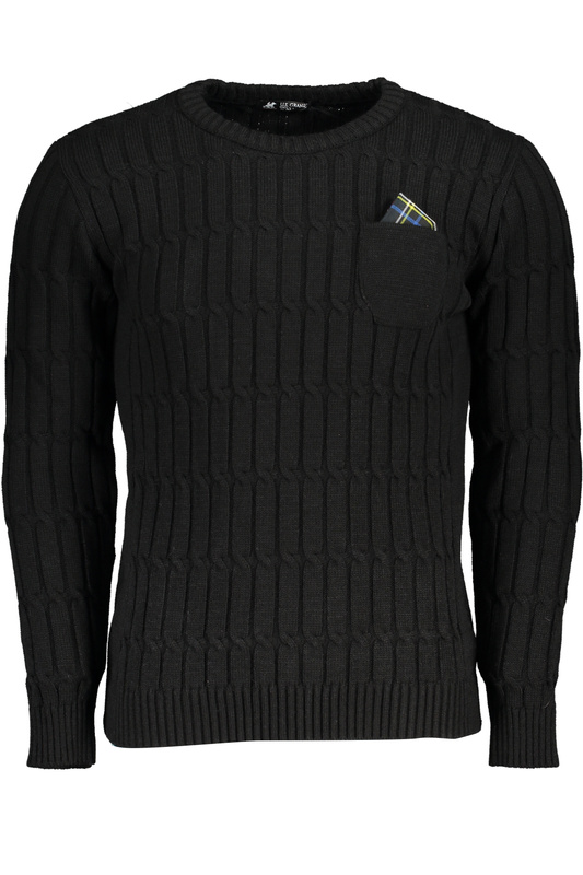 CZARNY SWETER MĘSKI US GRAND POLO