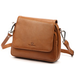 El Forrest damska listonosza skórzana torebka przez ramię z kieszeniami