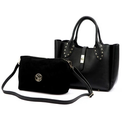 Damska shopperbag z wyjmowaną saszetką duża skórzana torebka do ręki Luka