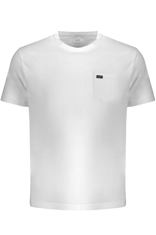 BIAŁY T-SHIRT MĘSKI Z KRÓTKIM RĘKAWEM LEE
