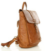 MARCO Miejski plecak skórzany w stylu old look handmade leather brąz camel