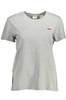 T-SHIRT LEVI&#39;S Z KRÓTKIM RĘKAWEM DAMSKI SZARY