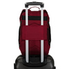 Burgundowy plecak podróżny z poliestru - Peterson