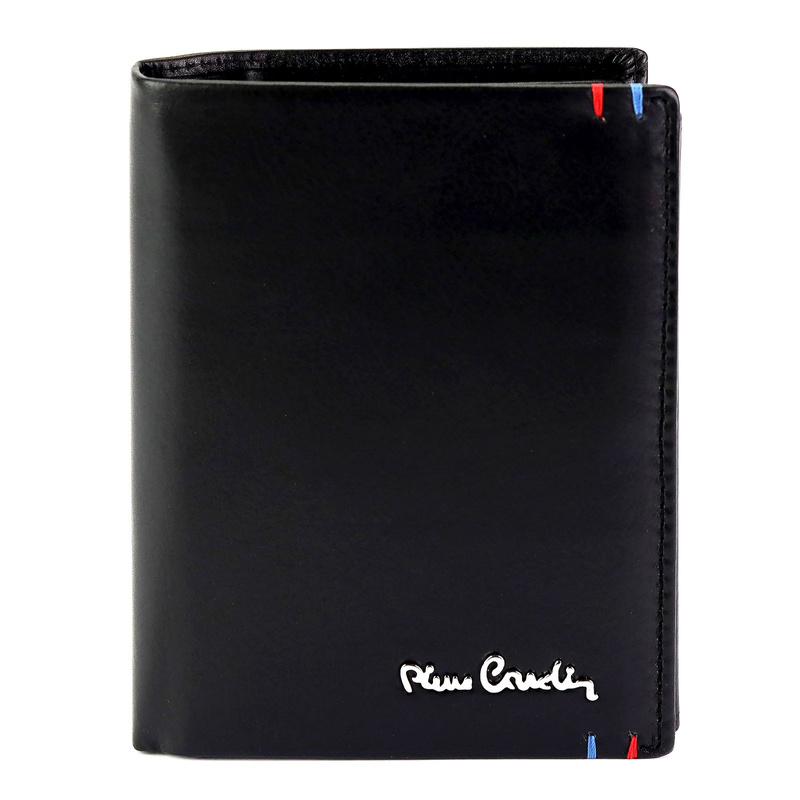 Pionowy Skórzany męski portfel Pierre Cardin RFID