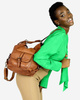 Torba skórzana dla wymagających z opcją plecak old school leather bag - MARCO MAZZINI camel