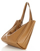 Modna torebka damska skórzany shopper bag - MARCO MAZZINI Portofino Max camel