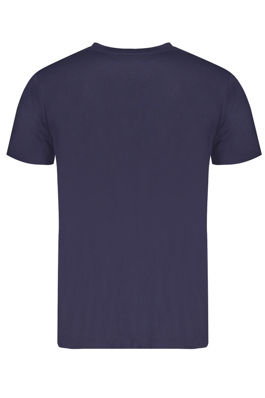 NIEBIESKI T-SHIRT MĘSKI Z KRÓTKIM RĘKAWEM Norway 1963
